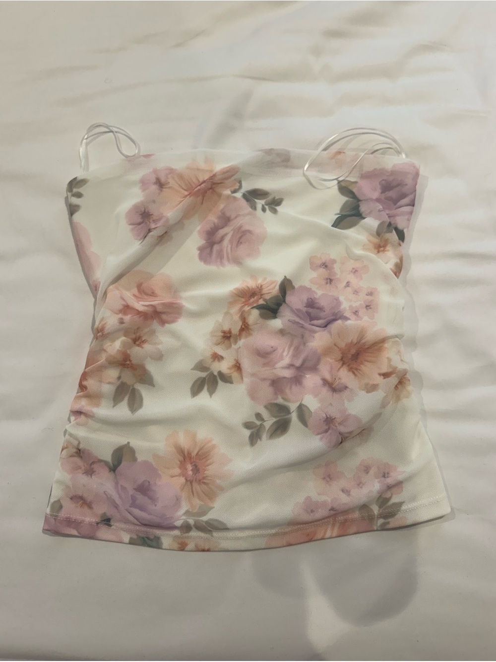 GARAGE FLORAL TUBE TOP